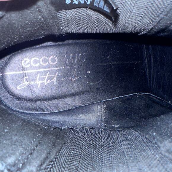 ECCO Shape Sculpted Motion 55 Womens Size 9.5 US 40 EU White Leather Chelsea - Picture 11 of 13